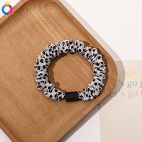 Simple Style Color Block Solid Color Cloth Rubber Band Pleated Hair Tie 1 Piece sku image 26