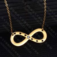 Titanium&stainless Steel Korea Sweetheart Necklace  (steel Color) Nhhf0387-steel-color sku image 2