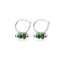 Fashion Christmas Tree Flamingo Alloy Plating Inlay Artificial Gemstones Women's Drop Earrings 1 Pair sku image 22