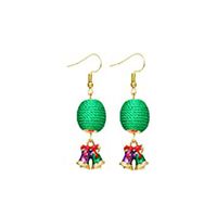 Fashion Christmas Tree Flamingo Alloy Plating Inlay Artificial Gemstones Women's Drop Earrings 1 Pair sku image 30