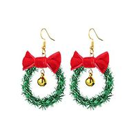 Fashion Christmas Tree Flamingo Alloy Plating Inlay Artificial Gemstones Women's Drop Earrings 1 Pair sku image 31