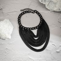 Fashion Multi-layer Tassel Geometric Metal Chain Anklet sku image 10