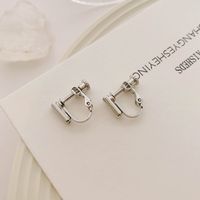 1 Pair Alloy Geometric Simple Style main image 5