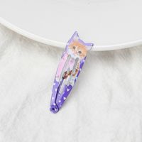 Cartoon Style Animal Metal Stoving Varnish Hair Clip sku image 6