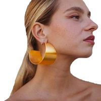 1 Pair Exaggerated Geometric Alloy Polishing Women's Drop Earrings main image 1
