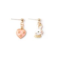 1 Paire Mode Licorne Alliage Placage Femmes Boucles D'oreilles sku image 5