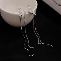 Wholesale Jewelry 1 Pair Fashion Rose Butterfly Alloy Rhinestones Ear Clips sku image 15