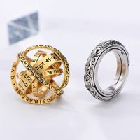 1 Piece Fashion Universe Alloy Plating Couple Rings main image 3