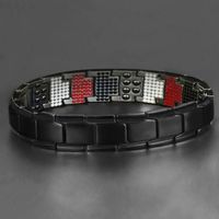 1 Piece Fashion Geometric Alloy Enamel Inlay Magnet Unisex Bracelets sku image 1
