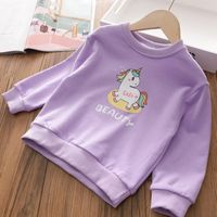 Simple Style Cartoon Letter Patchwork Cotton T-shirts & Blouses sku image 21