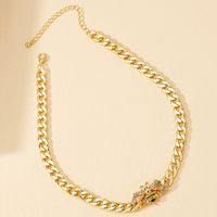 Hip-hop Bee Alloy Enamel Plating Rhinestones Women's Choker main image 3