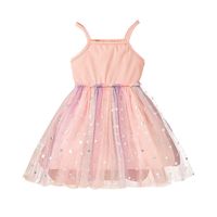 Verano Bebé Lindo Tirantes Falda Niña Rosa Malla Falda Verano Vestido sku image 13