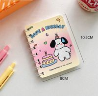 Cute Cartoon Portable Mini Flip Notepad sku image 3