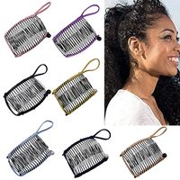 Women'S Simple Style Solid Color Iron Insert Comb main image 1