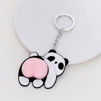 1 Piece Cute Simple Style Animal Cartoon Pvc Epoxy Bag Pendant Keychain main image 3