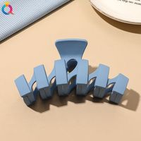 Fashion Solid Color Plastic Metal Hair Claws 1 Piece sku image 27