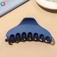 Fashion Solid Color Plastic Metal Hair Claws 1 Piece sku image 30