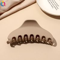 Fashion Solid Color Plastic Metal Hair Claws 1 Piece sku image 32