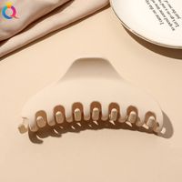Fashion Solid Color Plastic Metal Hair Claws 1 Piece sku image 33