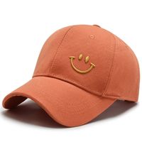 Unisex Simple Style Smiley Face Embroidery Curved Eaves Baseball Cap sku image 6