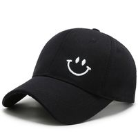 Unisex Simple Style Smiley Face Embroidery Curved Eaves Baseball Cap sku image 3