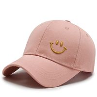 Unisexo Estilo Simple Cara Sonriente Bordado Aleros Curvos Gorra De Beisbol sku image 5