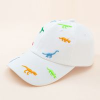 Children Unisex Cute Dinosaur Embroidery Baseball Cap main image 3