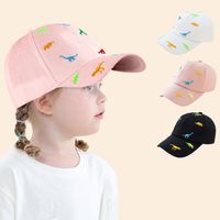 Children Unisex Cute Dinosaur Embroidery Baseball Cap main image 1