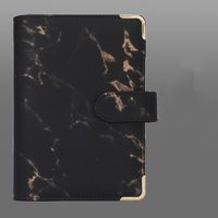 Simple Loose-leaf Binder Journal Marbling Leather Book sku image 4