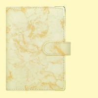 Simple Loose-leaf Binder Journal Marbling Leather Book sku image 3