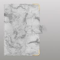 Simple Loose-leaf Binder Journal Marbling Leather Book sku image 1