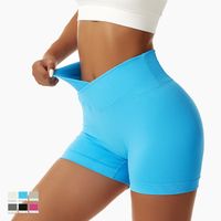 Sports Solid Color Cotton Blend Active Bottoms Shorts main image 4