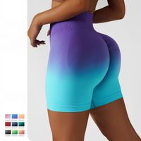 Sports Gradient Color Nylon Active Bottoms Shorts main image 3