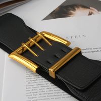 Fashion Solid Color Pu Leather Buckle Women's Leather Belts 1 Piece main image 4