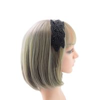 Simple Style Flower Crystal/bead Patchwork Hair Band 1 Piece main image 5