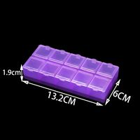1 Piece Fashion Square Solid Color Pp Jewelry Boxes main image 5