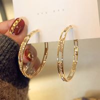 1 Pair Fashion Round Heart Shape Alloy Plating Women's Earrings sku image 42