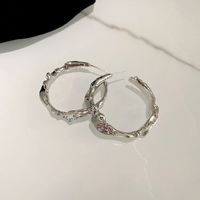 1 Pair Fashion Round Heart Shape Alloy Plating Women's Earrings sku image 3