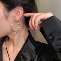 1 Pair Fashion Round Heart Shape Alloy Plating Women's Earrings sku image 34