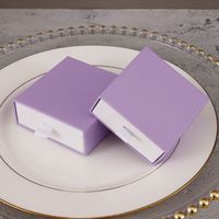 Fashion Solid Color Paper Jewelry Boxes sku image 4