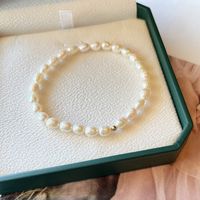 Fashion Round Pearl Beaded Bracelets 1 Piece main image 3