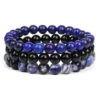 Fashion Marble Crystal Beaded Bracelets sku image 9