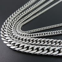 Mode Einfarbig Rostfreier Stahl Überzug Halskette 1 Stück main image 4