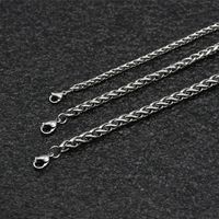 Fashion Rhombus Stainless Steel Plating Necklace 1 Piece main image 3