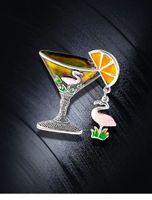 Retro Flamingo Alloy Enamel Unisex Brooches main image 5