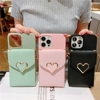 Fashion Heart Shape Solid Color Tpu   Phone Accessories main image 6