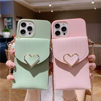 Fashion Heart Shape Solid Color Tpu   Phone Accessories main image 2