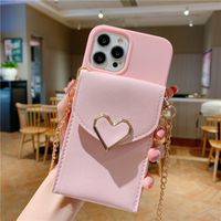 Fashion Heart Shape Solid Color Tpu   Phone Accessories sku image 2