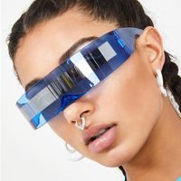 موضة اللون الصامد الكمبيوتر مرآة على شكل خاص بدون إطار المرأة النظارات الشمسية main image 2