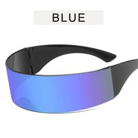 Fashion Solid Color Pc Special-shaped Mirror Frameless Women's Sunglasses sku image 2